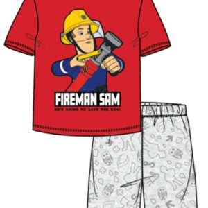 Sam a tűzoltó Save the Day gyerek rövid pizsama 3 - 4 év / 98 - 104 cm