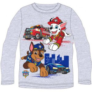 Mancs Őrjárat City Saviors Grey gyerek hosszú póló, felső 3 év / 98 cm