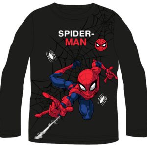 Pókember Black Web gyerek hosszú ujjú póló 7 év / 122 cm