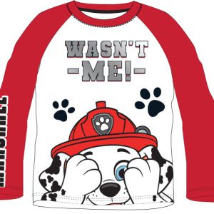 Mancs Őrjárat Red gyerek hosszú póló, felső 5 év / 110 cm