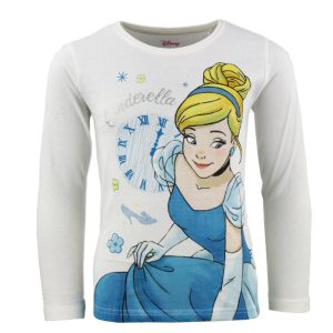 Disney Hercegnők Cinderella White gyerek hosszú póló, felső 6 év / 116 cm