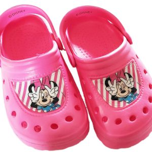 Disney Minnie Peek-a-Bow Pink gyerek papucs clog 28/29
