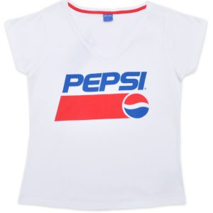 Pepsi White női rövid póló, felső M