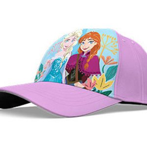 Disney Jégvarázs Purple Flowers gyerek baseball sapka 52 cm