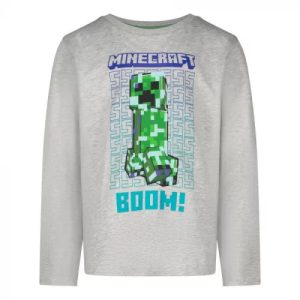Minecraft Boom gyerek hosszú ujjú póló, felső 6 év / 116 cm