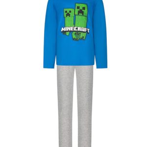 Minecraft TNT Blue gyerek hosszú pizsama 10 év / 140 cm