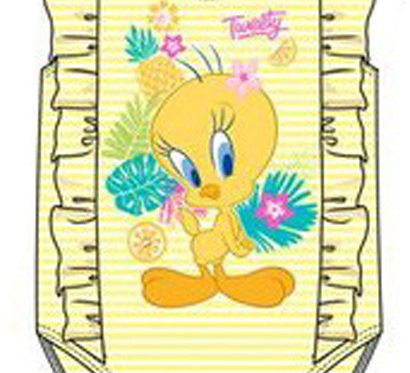 Bolondos dallamok Tweety baba fürdőruha, úszó 12 hó