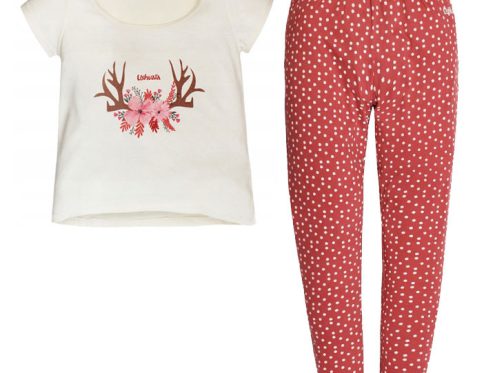 Ushuaia Szarvas Tiny Flowers női pizsama M