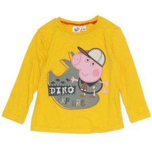 Peppa malac Dino Yellow gyerek hosszú póló, felső 5 év / 110 cm