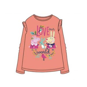Peppa malac Love World gyerek hosszú póló, felső 3 év / 98 cm