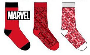 Marvel Red férfi zokni 39/42