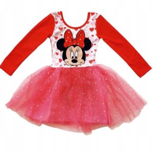 Disney Minnie Red gyerek tüll balett ruha 2 - 6 év / 92 - 116 cm