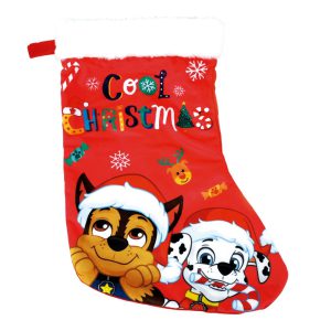 Mancs Őrjárat Cool Karácsonyi kandalló zokni, csizma 42 cm