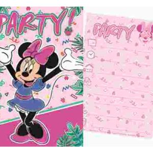 Disney Minnie Tropical party meghívó