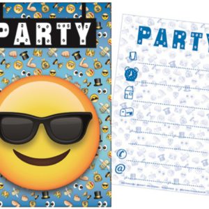 Emoji Smile party meghívó