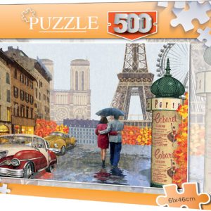 Városok (Párizs) City center puzzle 500 db-os