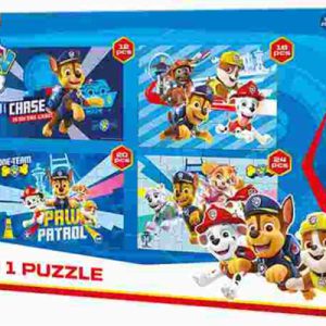 Mancs Őrjárat Team Work puzzle 4 az 1-ben