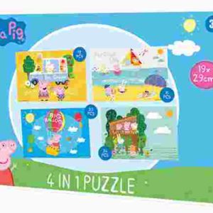 Peppa malac Summer puzzle 4 az 1-ben