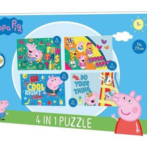 Peppa malac Fun puzzle 4 az 1-ben