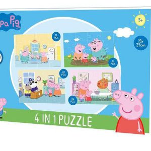 Peppa malac Home puzzle 4 az 1-ben