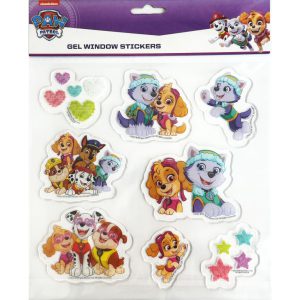 Mancs Őrjárat Heart zselés ablak matrica szett