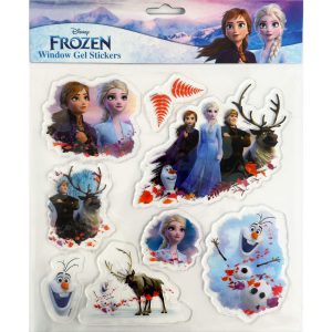 Disney Jégvarázs Wind zselés ablak matrica szett