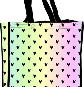 Szives Pastel hologrammos shopping bag 34 cm