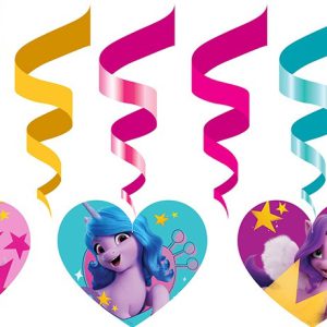 Én kicsi pónim Star szalag dekoráció 6 db-os szett