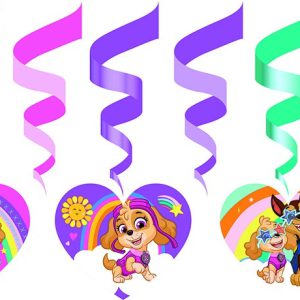 Mancs Őrjárat Rainbow szalag dekoráció 6 db-os szett