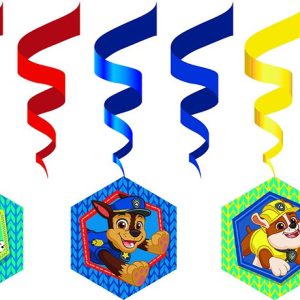 Mancs Őrjárat Guys szalag dekoráció 6 db-os szett