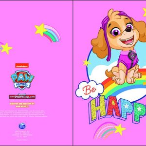 Mancs Őrjárat Happy 3D pop-up üdvözlőkártya + boríték