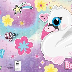 Ojo Hattyú 3D pop-up üdvözlőkártya + boríték