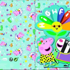 Peppa malac Highfive 3D pop-up 3D üdvözlőkártya + boríték