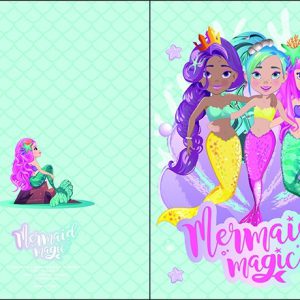 Sellő Magic 3D pop-up üdvözlőkártya + boríték