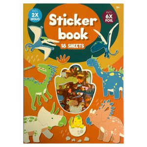 Dinoszaurusz World A5 matricás album