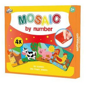 Állatos Farm habszivacs mozaikos kreatív szett