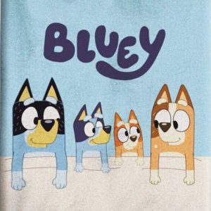 Bluey Family polár takaró 100x140cm