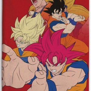 Dragon Ball Hues of Power coral fleece takaró 110x150cm