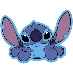 Disney Lilo és Stitch, A csillagkutya Chillin formapárna, díszpárna 33x22 cm