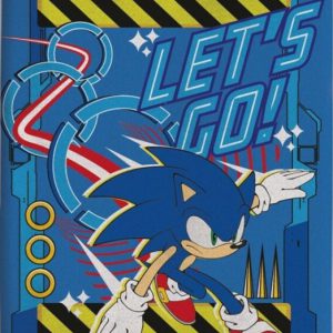 Sonic a sündisznó Let's Go coral fleece takaró 110x150cm