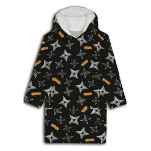 Naruto Shuriken belebújós plüss polár takaró, poncsó 7-14 év