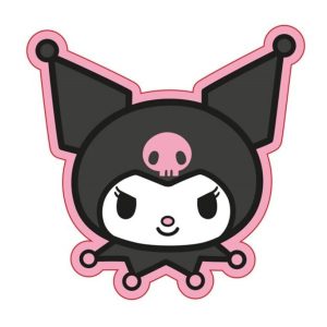 Hello Kitty Kuromi formapárna, díszpárna 34x32 cm Velúr