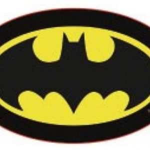 Batman Oval formapárna, díszpárna 37x23 cm