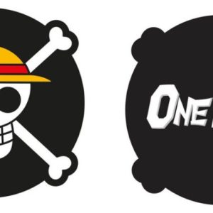 One Piece Bones formapárna, díszpárna 36x31 cm