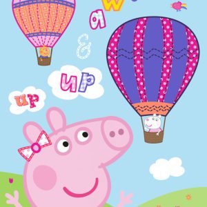 Peppa malac Hot Air Balloon polár takaró 100x140cm