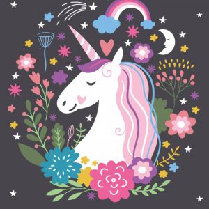 Unikornis Are Real polár takaró 100x140cm