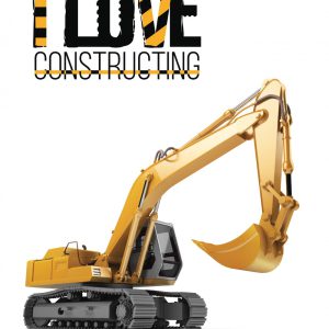 Építkezés Love polár takaró 100x140cm