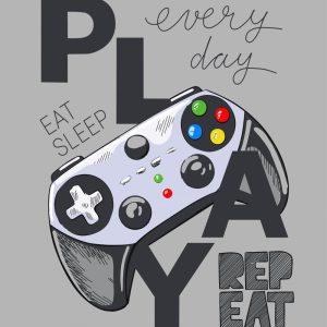 Gamer Player polár takaró 100x140cm