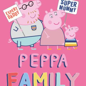Peppa malac Family Pink polár takaró 100x140cm