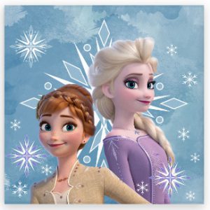 Disney Jégvarázs Snowflake kéztörlő, arctörlő, törölköző 30x30cm